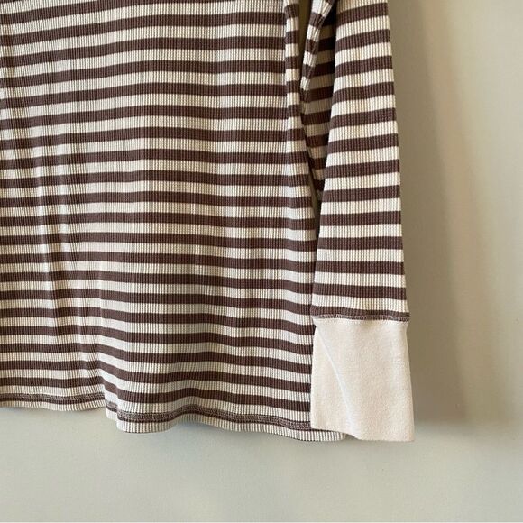 Hue-Stripe Cream & Brown Thermal - Picture 4 of 8